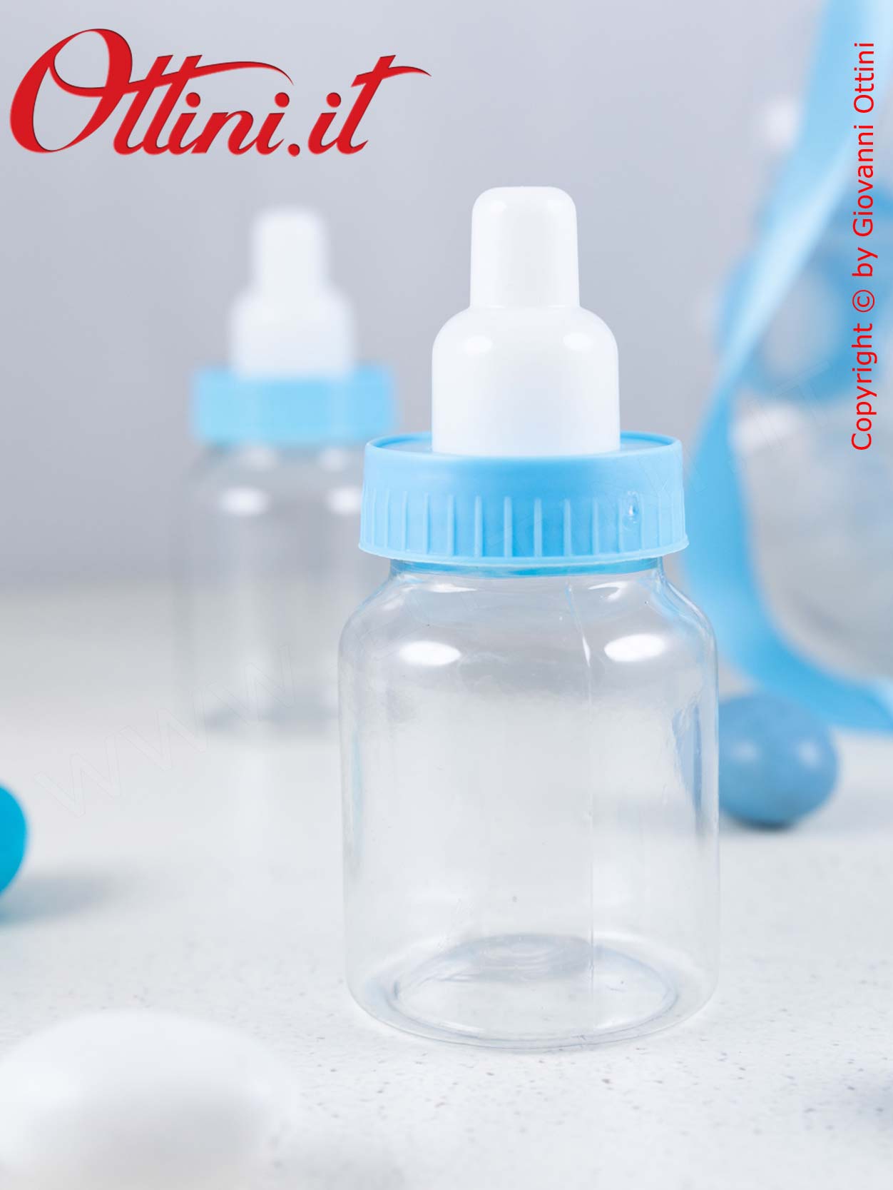 Maxi Biberon Salvadanaio Cielo con 30 mini Biberon - immagine 6