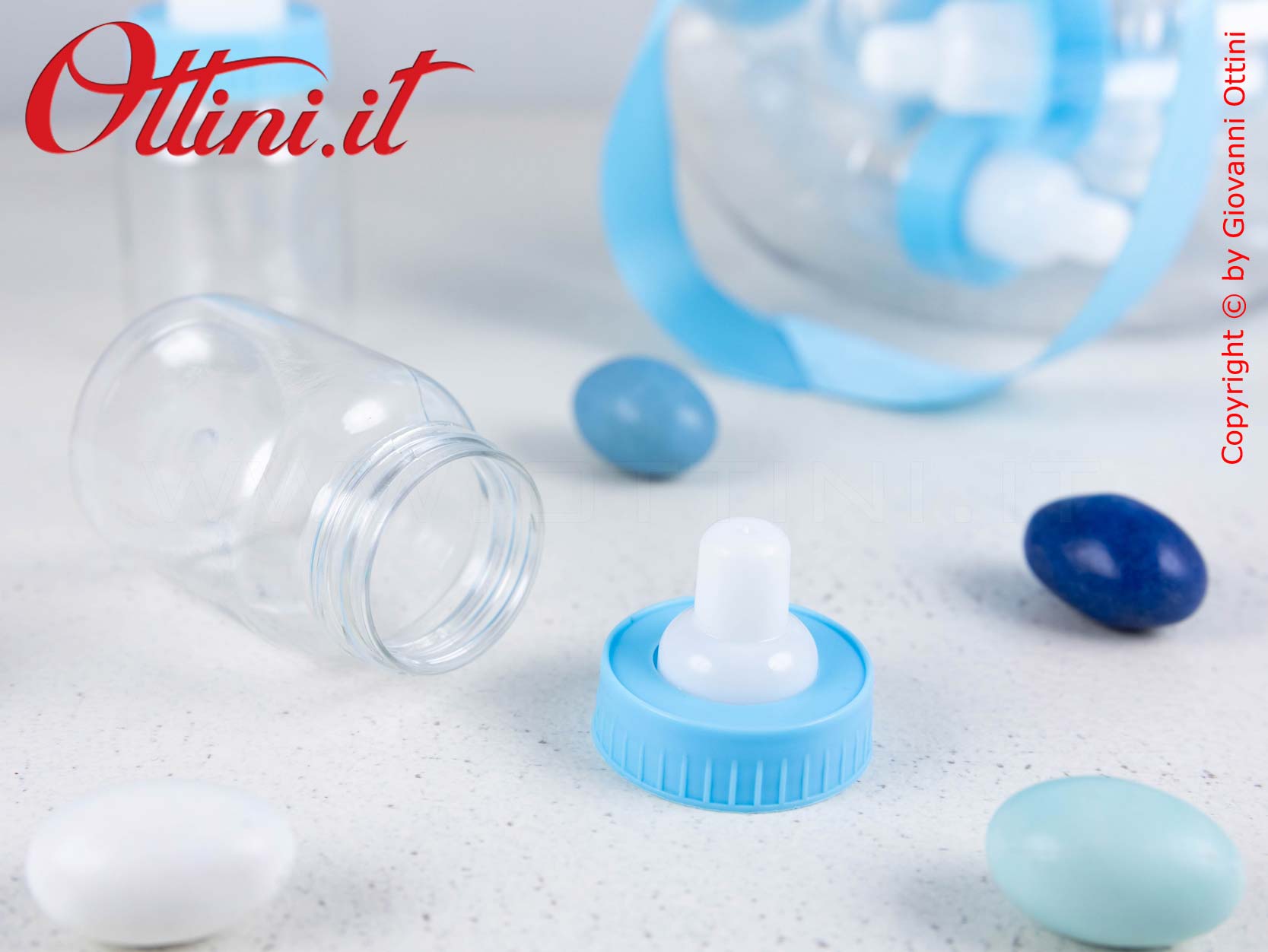 Maxi Biberon Salvadanaio Cielo con 30 mini Biberon - immagine 8