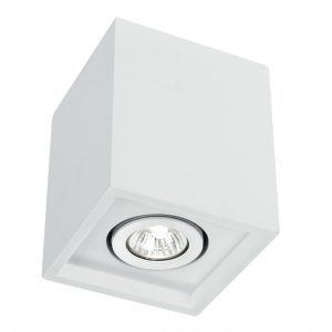 Intec Light Porta faretto a plafone in gesso orientabile Space Q1