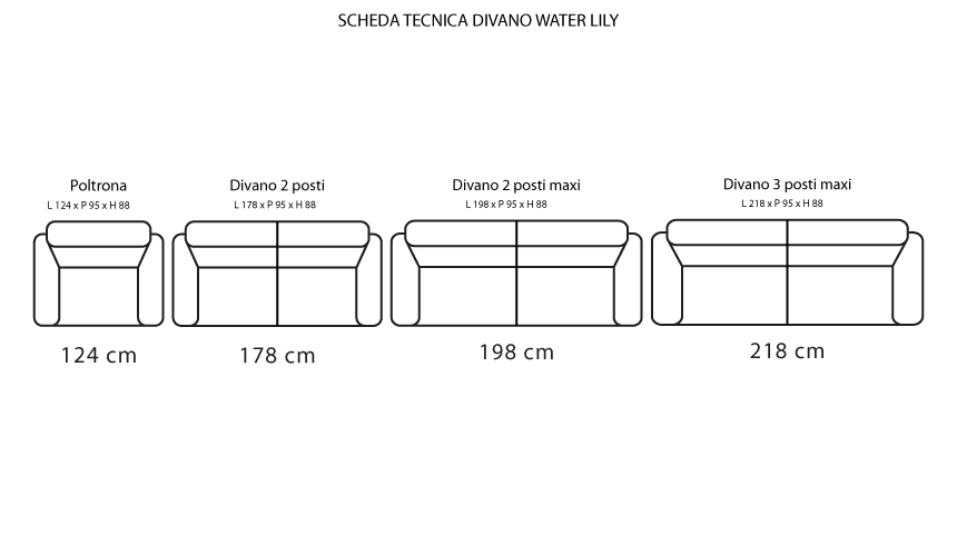 Divano classico Water Lily - immagine 4