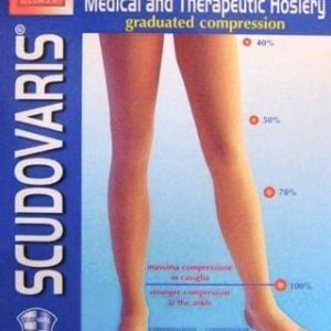 Scudovaris calza autoreggente medicale k1 con punta aperta