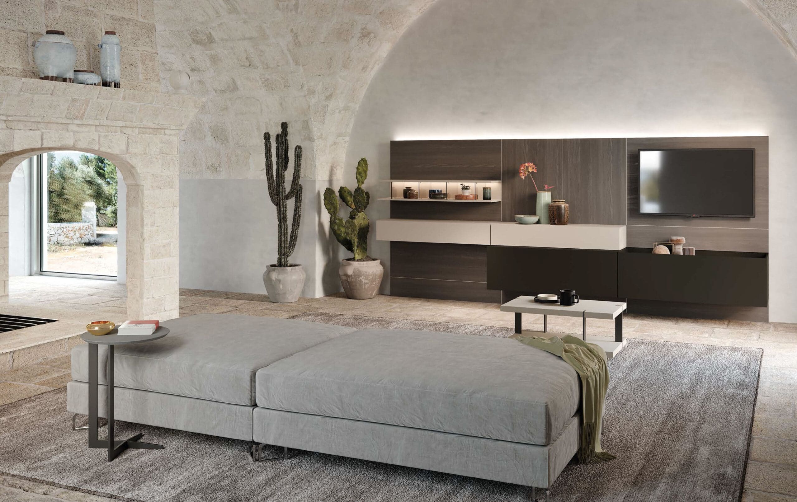 Parete Attrezzata Astor Skyline 3.0 Modello South Italian atmosphere