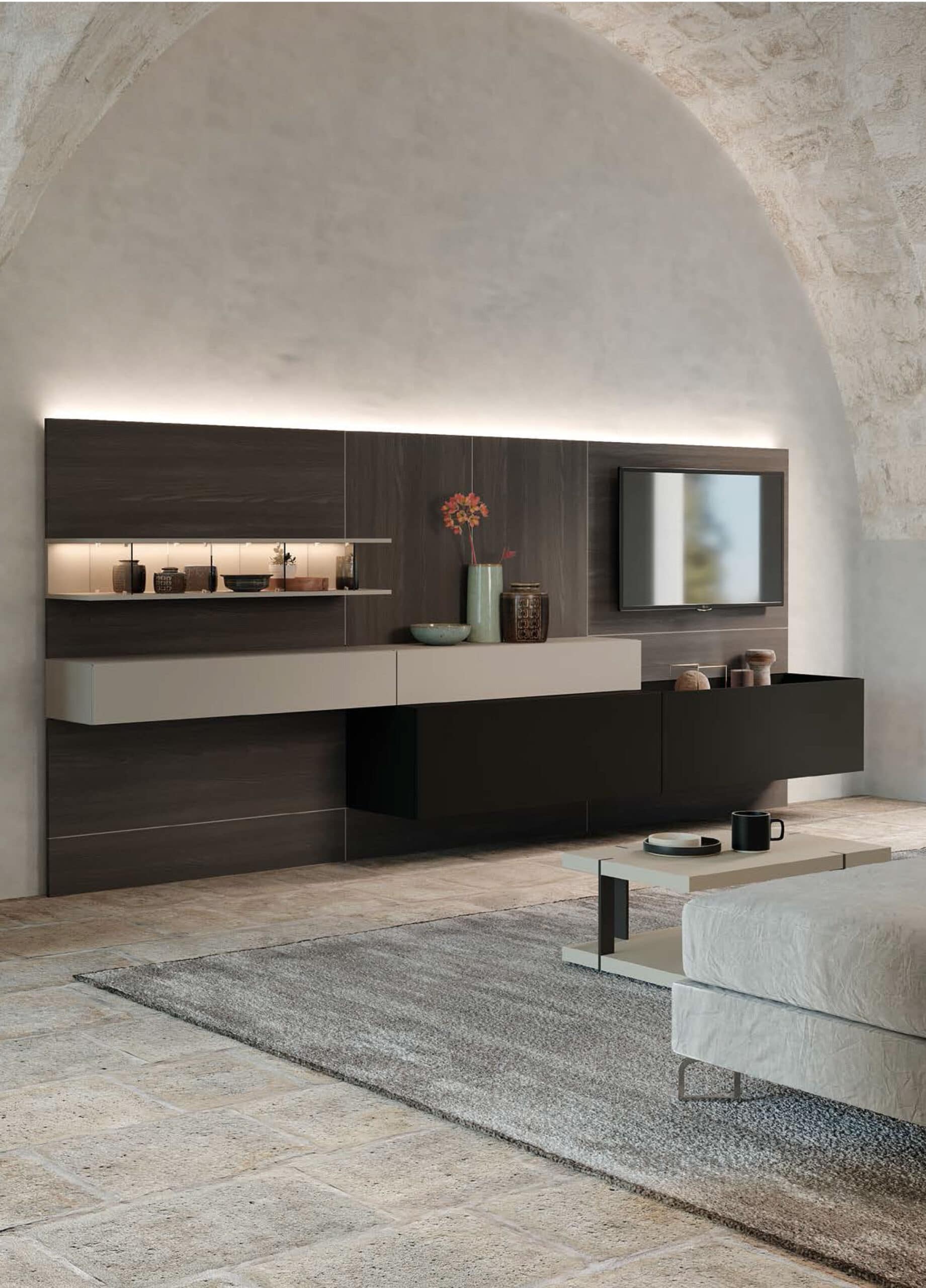 Parete Attrezzata Astor Skyline 3.0 Modello South Italian atmosphere - immagine 9