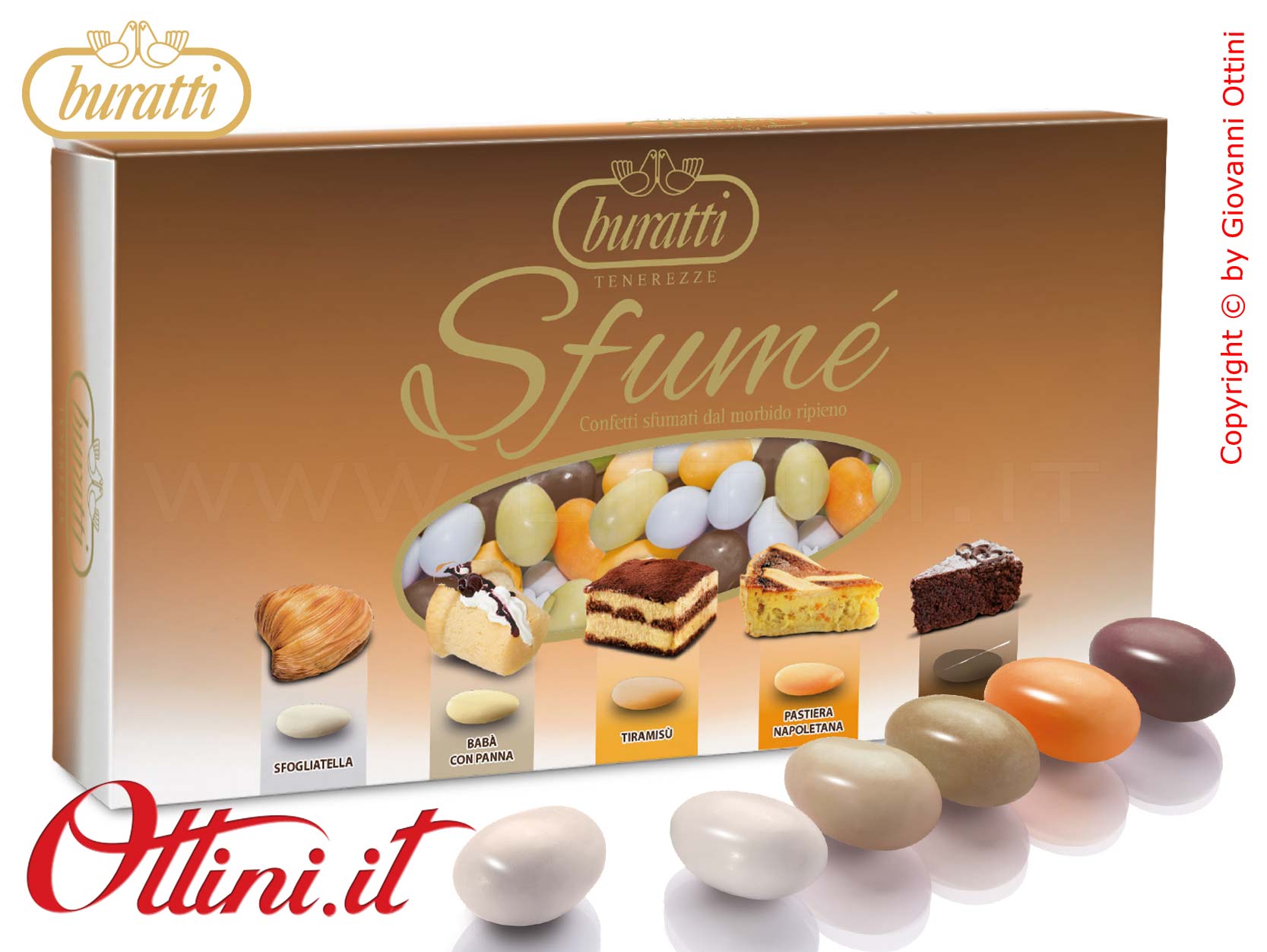 Tenerezze Sfumè Marrone – Buratti Kg 1