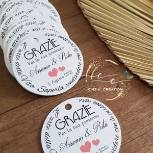 Targhetta anniversario matrimonio