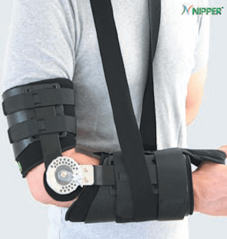 Tutore ortopedico per gomito regolabile tielle camp tel 101
