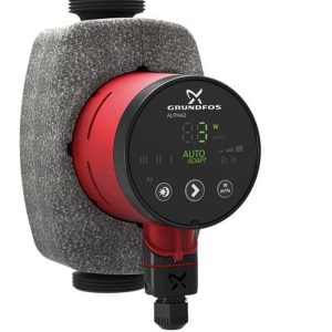 GRUNDFOS – CIRCOLATORE POMPA RISCALDAMENTO VELOCITA’ VARIABILE ALPHA2 32-80 180