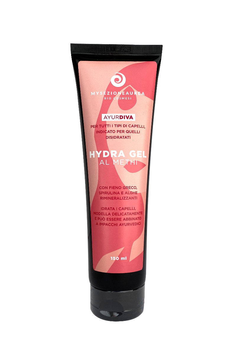 MysezioneAUREA – Hydra gel al methi per tutti i tipi di capelli, in particolare disidratati AYURDIVA (ANTONELLA) – 150ml - immagine 2