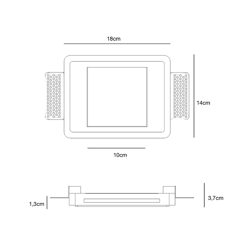 Punto luce faretto led da incasso PLP3 – CF Original - immagine 6