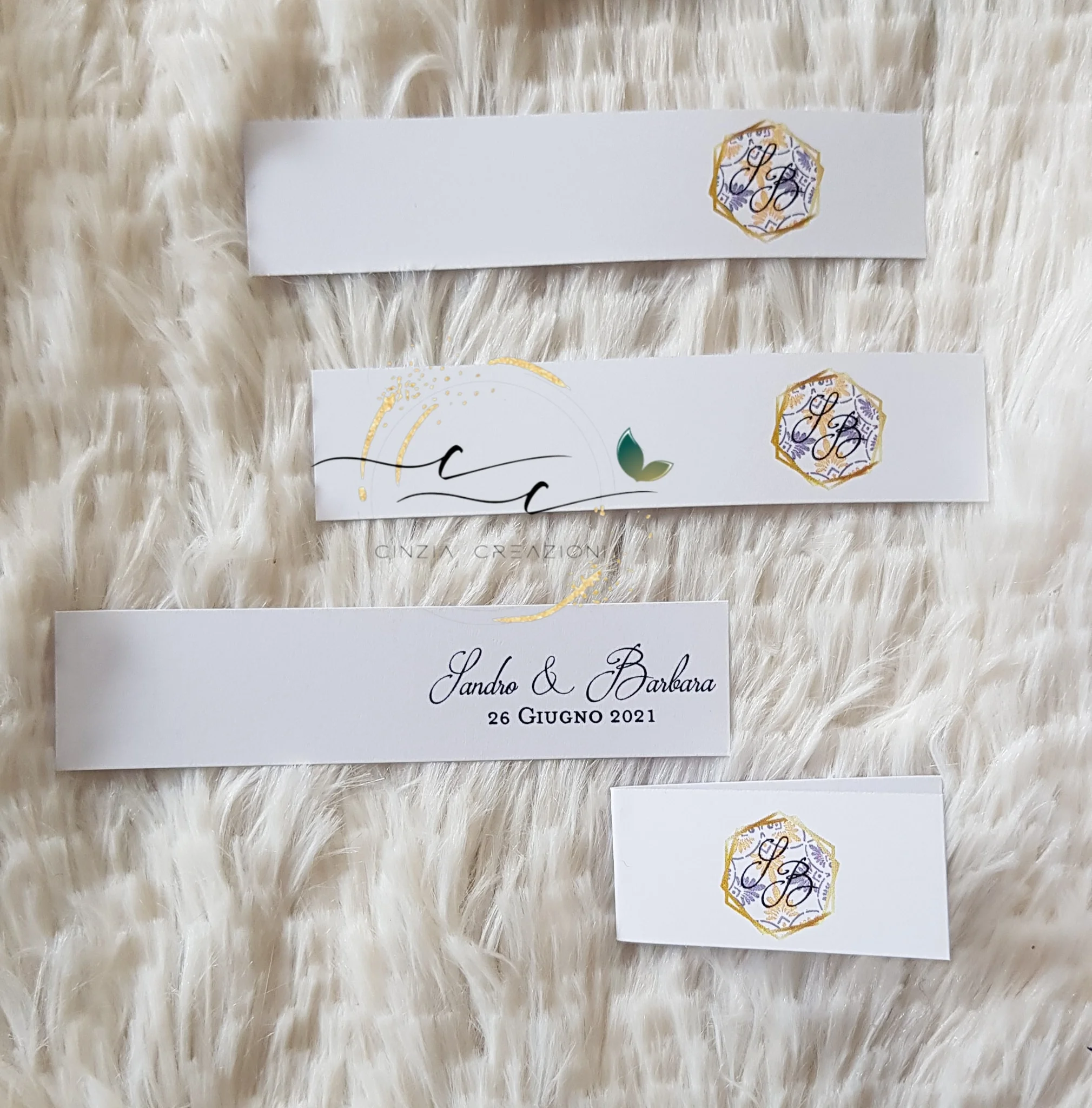 bigliettino bomboniera maioliche - immagine 3