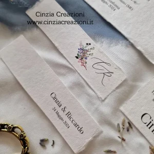 bigliettino bomboniera collezione lillà