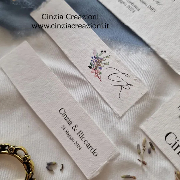 bigliettino bomboniera collezione lillà