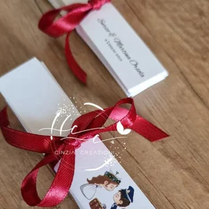 bigliettino bomboniera matrimonio sposo poliziotto