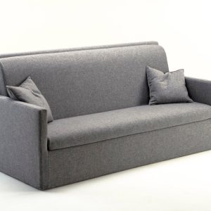 Divano Letto Trasformabile Girevole Milano Roller con Materasso H 14 cm