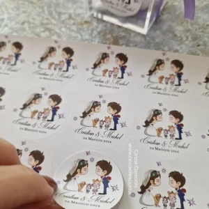 etichette adesive tema costellazioni