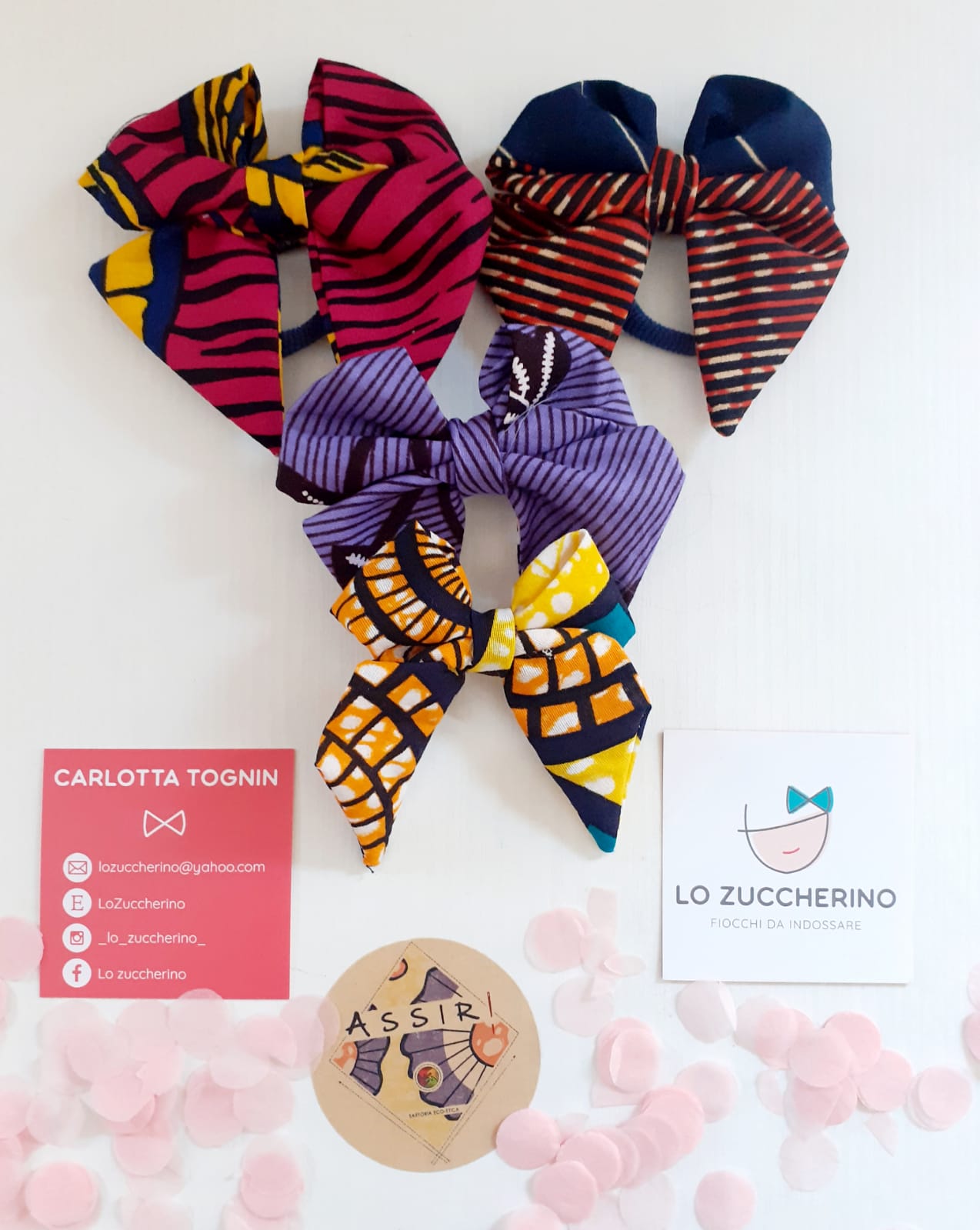 Fiocco per capelli (con elastico) - immagine 2