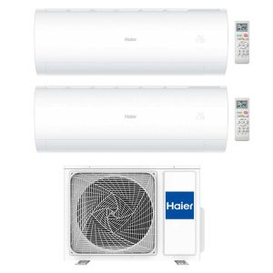 HAIER – Climatizzatore Dual 9000+12000 9+12 btu A++ WiFi PEARL Lampada Germicida 2U50S2SM1FA