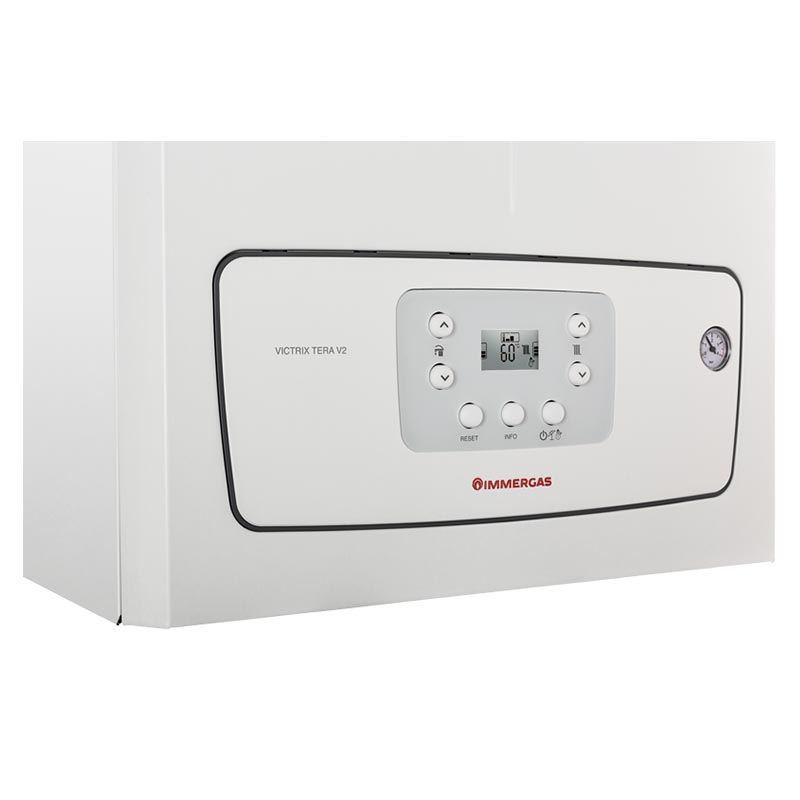 IMMERGAS – Caldaia Condensazione VICTRIX TERA 24 V2 3.032927 GPL con kit fumi originale - immagine 2