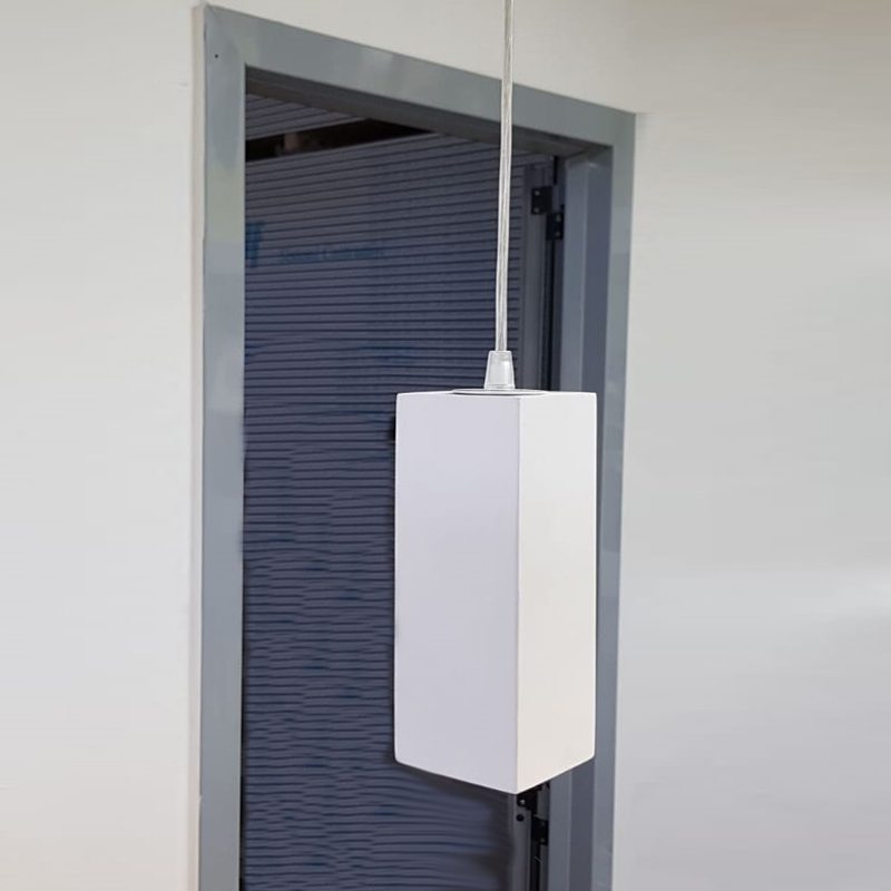 Lampadario in gesso tubo a sospensione 3 MISURE 7 11 19 cm - immagine 5