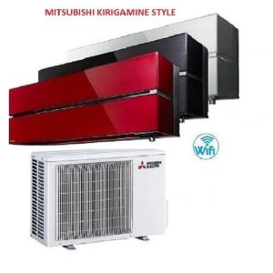 MITSUBISHI – CLIMATIZZATORE INVERTER TRIAL 9000+9000+12000 9+9+12 BTU A+++ KIRIGAMINE STYLE MSZ-LN MXZ-3F54VF R32 WI-FI INTEGRATO