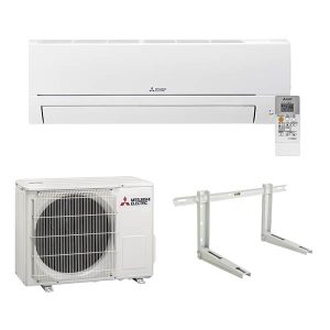 MITSUBISHI ELECTRIC – CLIMATIZZATORE CONDIZIONATORE INVERTER CLASSE A++ BTU 12000 MSZ-HR35VF GAS R32 + STAFFE FISCHER