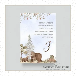 Foresta degli animali – card tableau 13×18 cm