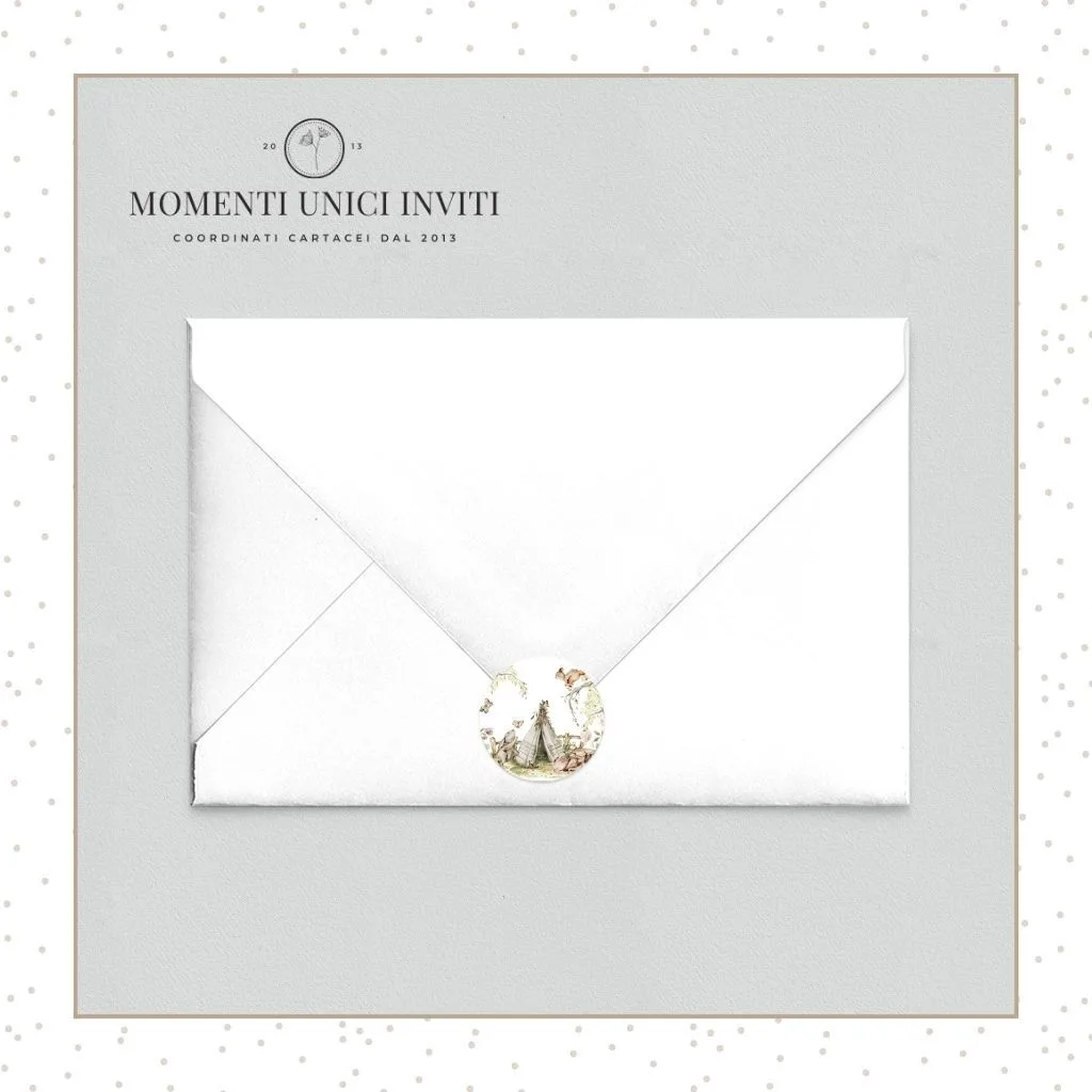 Bosco incantato – sigillo tondo chiudi busta - immagine 2