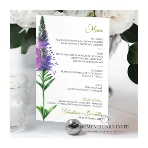 Coquelicot – menu 15×21 cm