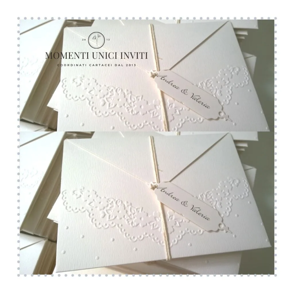 Partecipazione shabby chic – Eleganza Retro’ - immagine 4