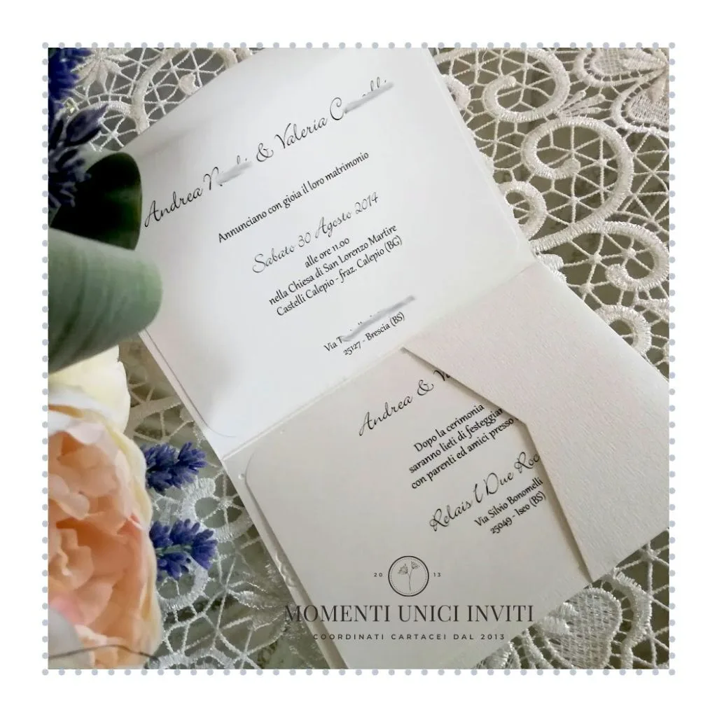 Partecipazione shabby chic – Eleganza Retro’ - immagine 3