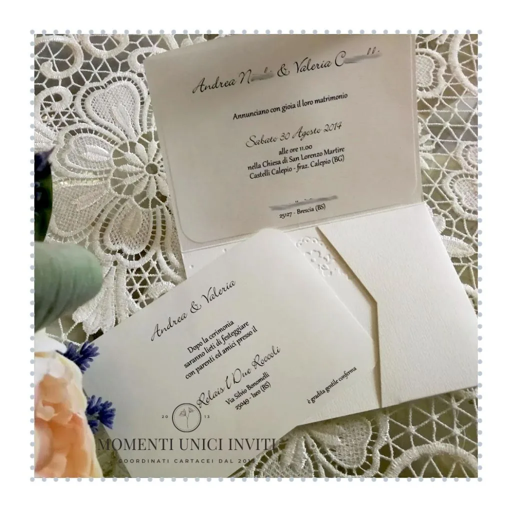 Partecipazione shabby chic – Eleganza Retro’ - immagine 2