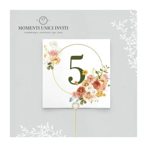 Giardino d’autunno – segnatavolo 10×10 cm