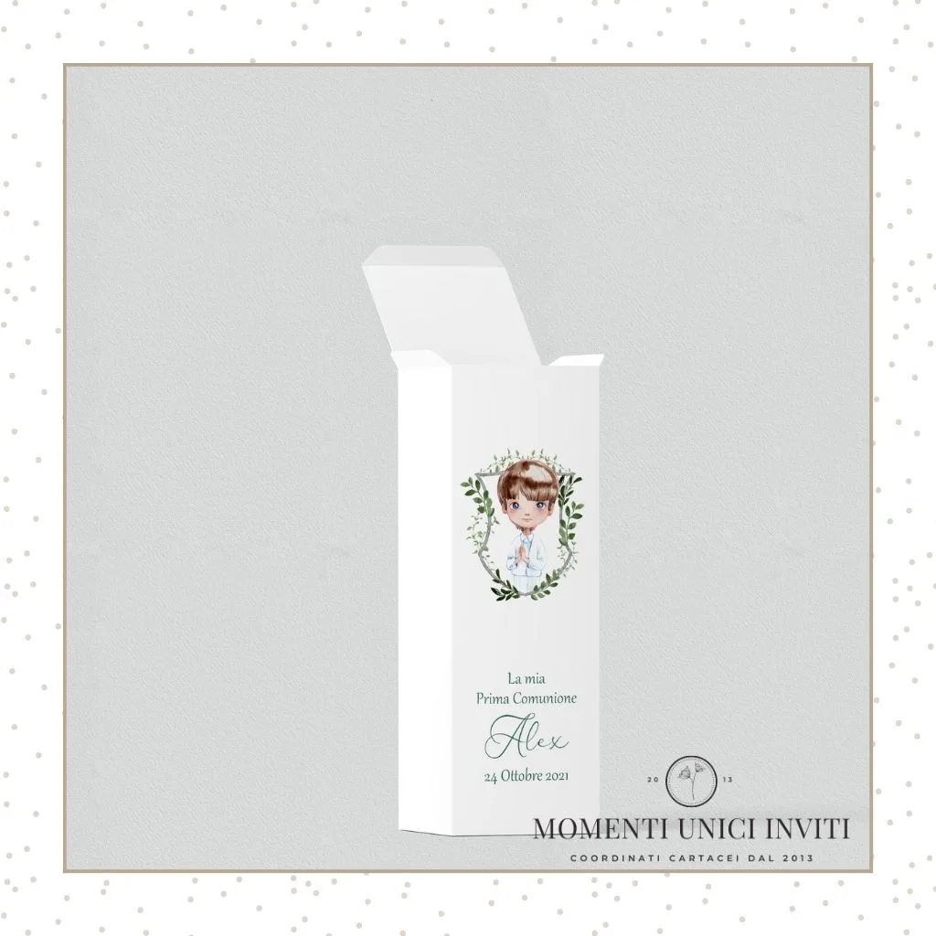 Scatolina Confetti – La mia Prima Comunione Bimbo - immagine 2