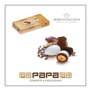 Scatola Confetti Papa DolceAmaro: CioccoFondente