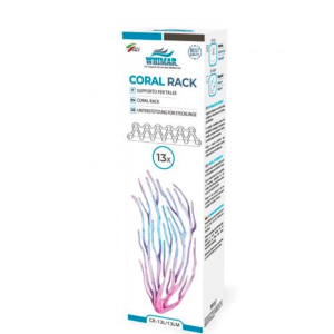 Whimar – Coral Rack CK-13L – taleario in acrilico a 13 postazioni con supporto a ventosa