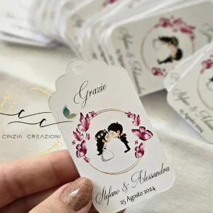 tag matrimonio farfalle fucsia