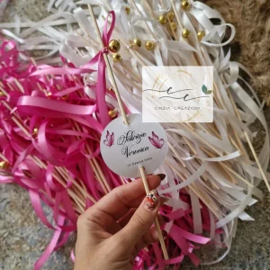 tira baci matrimonio farfalle